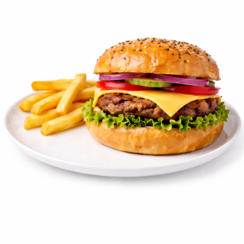 Classic Cheddar Burger - littlegeorgesexpresspizza.com