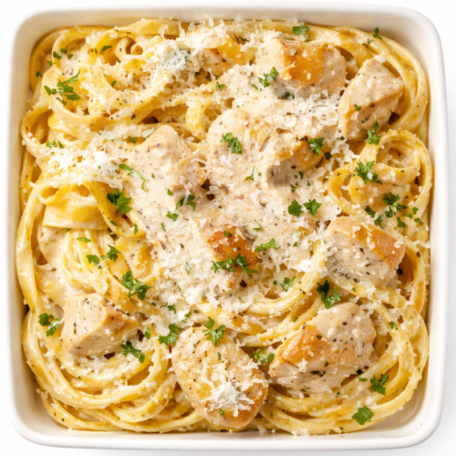 Baked Chicken Fettuccini Alfredo - littlegeorgesexpresspizza.com