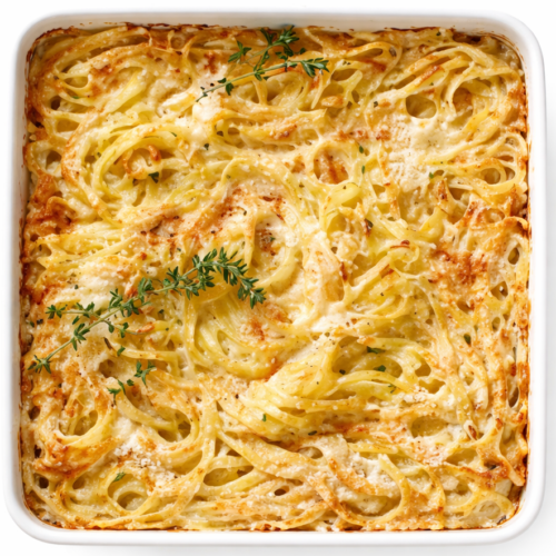 Baked Fettuccini Alfredo - littlegeorgesexpresspizza.com