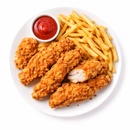Chicken Strips with fries - littlegeorgesexpresspizza.com