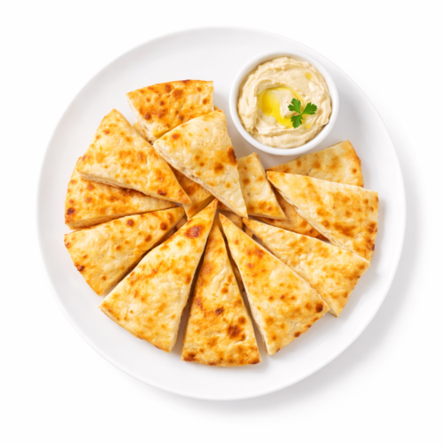 Pita with humus or Tzatziki - littlegeorgesexpresspizza.com